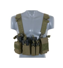 COMPACT MULTI-MISSION CHEST RIG V2 - OLIVE [8FIELDS]