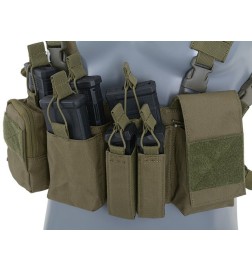 COMPACT MULTI-MISSION CHEST RIG V2 - OLIVE [8FIELDS]