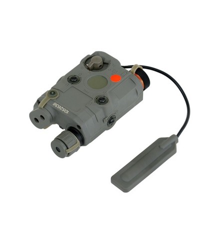 AN-PEQ-15 LIGHT + RED LASER WITH IR LENSES - OLIVE [FMA]