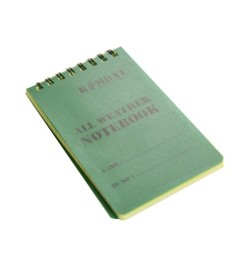 Mini Waterproof Notebook- OLIVE [KOMBAT]