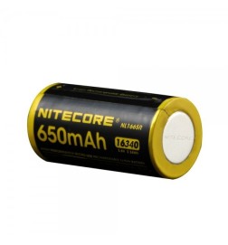 BATTERIA RICARICABILE 16340 (CR 123) 650 mAh [ NITECORE]