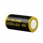 BATTERIA RICARICABILE USB 16340 (CR 123) 650 mAh - NITECORE