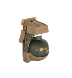 TRIGGER POUCH W/ DUMMY FRAG GRENADE M67 - COYOTE BROWN [TMC]