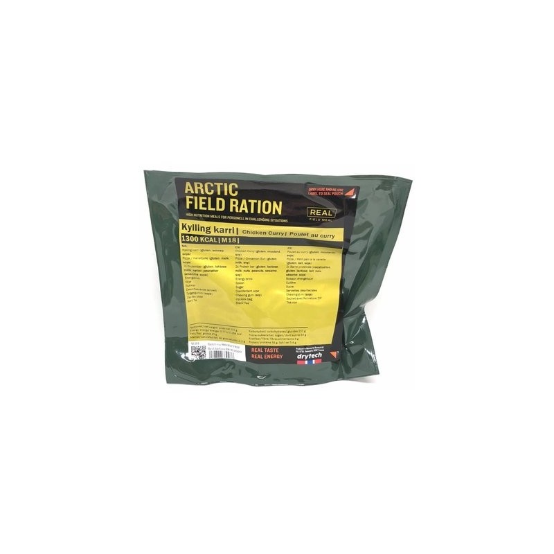 MRE COMPLETO Chicken Curry - Arctic Field Ration [ REAL FIELD MEAL ]