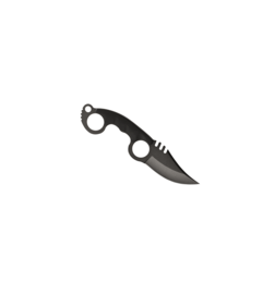 NECK KNIFE FODERO RIGIDO - BLACK [ CLAWGEAR ]
