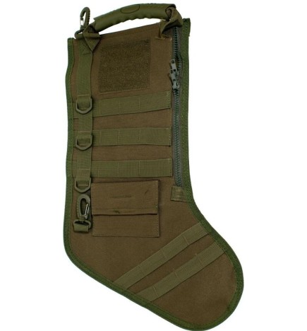 CHRISTMAS TACTICAL STOCKING - OLIVE