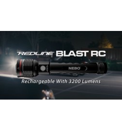 TORCIA/POWERBANK REDLINE BLAST RC Ricaricabile 3200 Lumens LED - [ NEBO U.S.A. TEXAS  ]