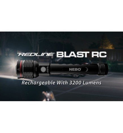 TORCIA/POWERBANK REDLINE BLAST RC Ricaricabile - 3200 Lumens LED  [ NEBO U.S.A. TEXAS  ]