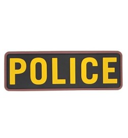 PATCH PVC POLICE - BLACK / YELLOW [ EMERSON ]