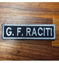 PATCH NOME PERSONALIZZATE RICAMATE - Mono Poly Softair Shop