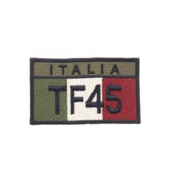 PATCH RICAMATA BANDIERA ITALIA TF45 - BASSA VISIBILITA' [ LA PATCHERIA ]