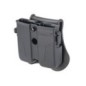 UNIVERSAL DOUBLE MAGAZINE POUCH - BLACK - CYTAC 