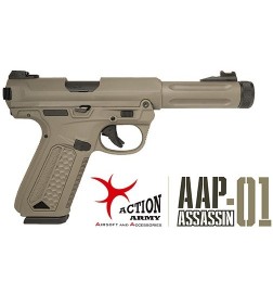 Silenziatore per pistola softair AAP01 Action Army colore nero