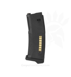 CARICATORE MONOFILARE ENHANCED POLYMER 120RDS FOR MARUI RECOIL SHOCK M4/SCAR/416D - BLACK [PTS]