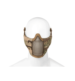 Mk.II Steel Half Face Maschera a rete metallo e tessuto [ INVADER GEAR ]