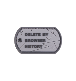 PATCH PVC - BROWSER HISTORY DOG TAG