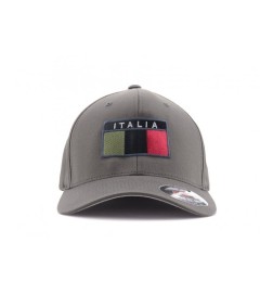 Cappello FlexFit bandiera Italia - ricamato [ LA PATCHERIA ]
