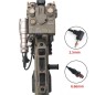 REMOTO TACTICAL DUAL FUNCTION TAPE SWITCH 2.5mm + SF, ATTACCO RIS WHIT LOCK- BLACK [ WADSN ]
