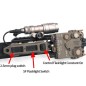 REMOTO TACTICAL DUAL FUNCTION TAPE SWITCH 2.5mm + SF, ATTACCO RIS WHIT LOCK- BLACK [ WADSN ]