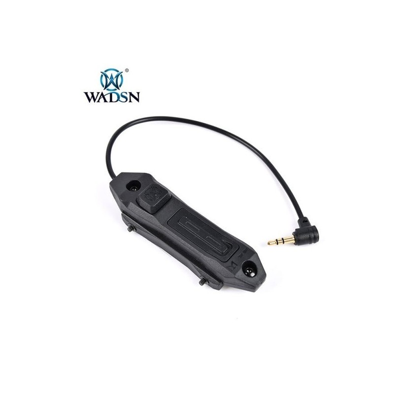 REMOTO TACTICAL DUAL FUNCTION TAPE SWITCH 3.5mm ATTACCO RIS - BLACK [ WADSN ]