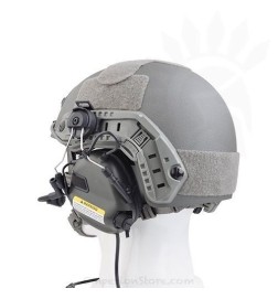 M32H TACTICAL COMUNICATION HERAING PROTECTOR FAST - GREY [ EARMOR ]