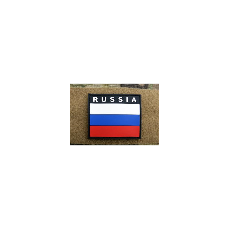 Russia Flag Color PVC Patch ( JTG )