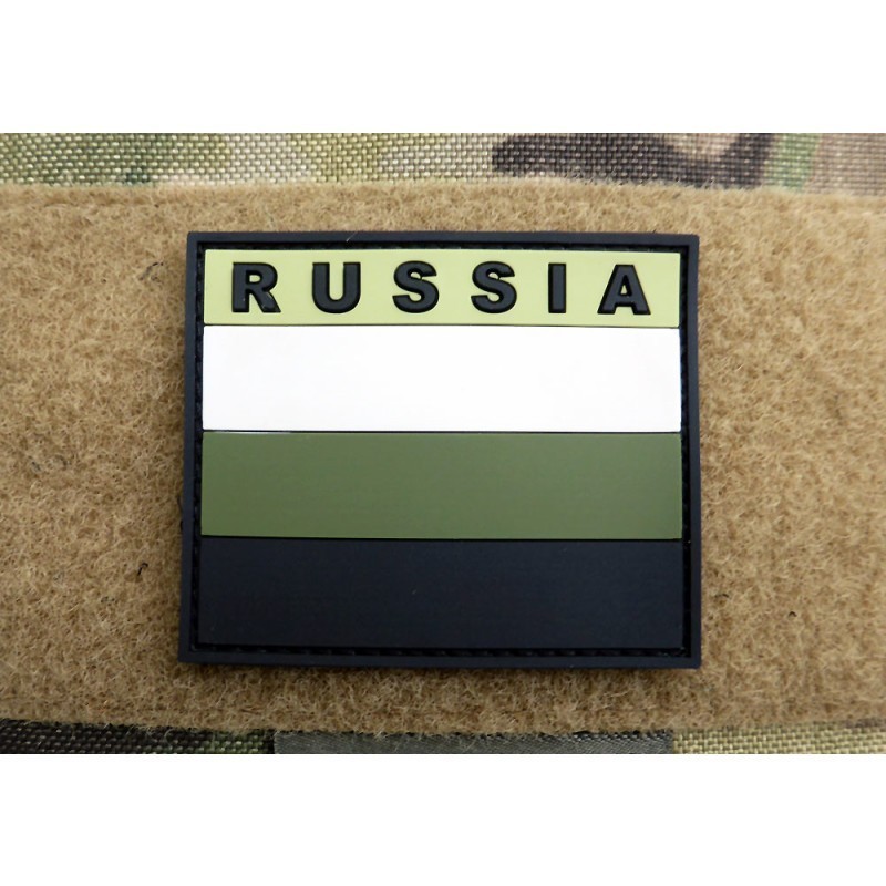 Russia Flag Color PVC Patch ( JTG )