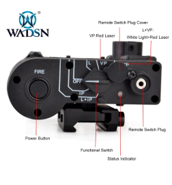 DBAL-eMKII ILLUMINATOR LASER MODULE GREEN + IR [ WADSN ]