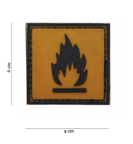 PATCH PVC  "FLAMMABLE"