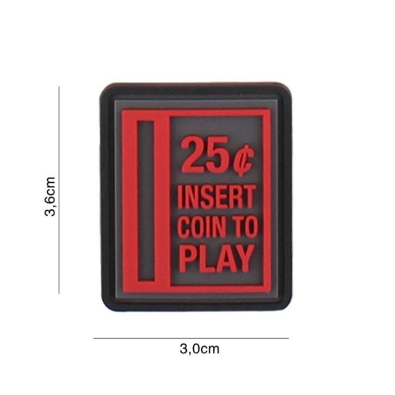PATCH PVC - INSERT COIN TO PLAY