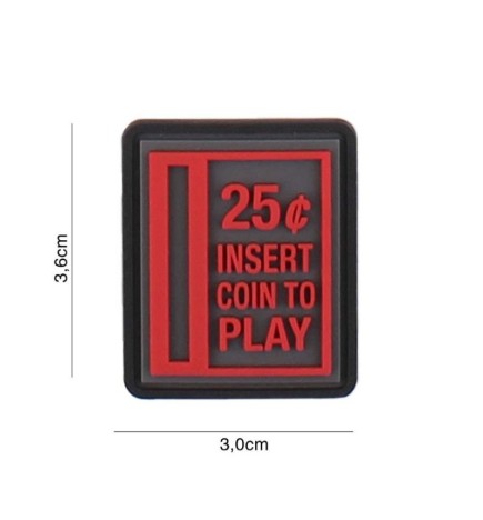 PATCH PVC - INSERT COIN TO PLAY