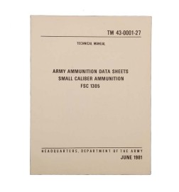Army Ammunition Small Caliber Data Sheets (Eng)