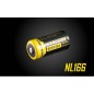 BATTERIA RICARICABILE  RCR123 ( NL166 ) 650 mAh - NITECORE