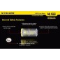 BATTERIA RICARICABILE  RCR123 ( NL166 ) 650 mAh - NITECORE