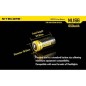 BATTERIA RICARICABILE  RCR123 ( NL166 ) 650 mAh - NITECORE