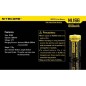 BATTERIA RICARICABILE  RCR123 ( NL166 ) 650 mAh - NITECORE