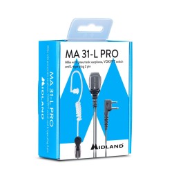 Microfono con auricolare pneumatico MA31 LK Pro - MIDLAND