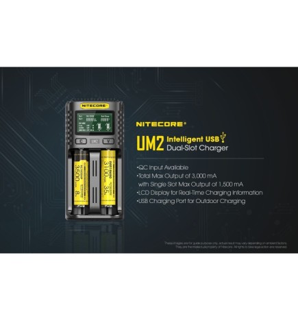 Caricabatterie USB UM2 1500mA - NITECORE