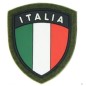 Patch PVC ITALIA scudetto con velcro