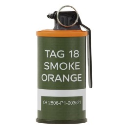 Airsoft Pyrotechnics TAG-18 Granata Fumogena - Colore Arancione [ TAGINN ]