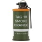 Airsoft Pyrotechnics TAG-18 Granata Fumogena - Colore Arancione [ TAGINN ]