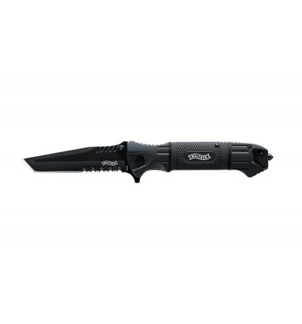 Coltello serramanico BLACK TANTO KNIFE - Walther