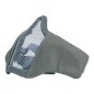 Mk.II Steel Half Face Maschera a rete metallo e tessuto - INVADER GEAR 