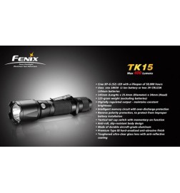 Torcia Fenix TK15 LED