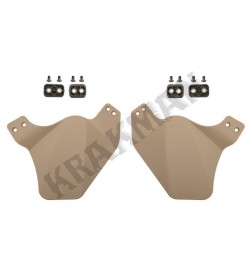 PROTECTIVE SIDE COVERS FOR HELMETS  tan 