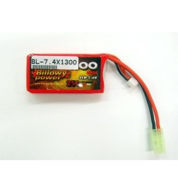 Batteria Li-Po 7,4v 1300 mAh 25c