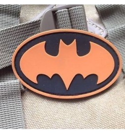 Batman orange PVC patch