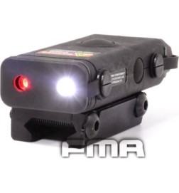 FMA AN/PEQ 10 laser e torcia nero