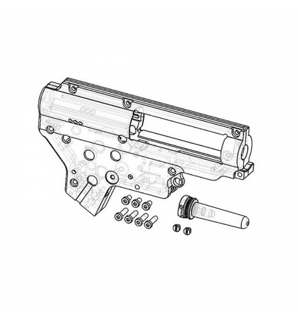 CNC airsoft gearbox v2 - QSC