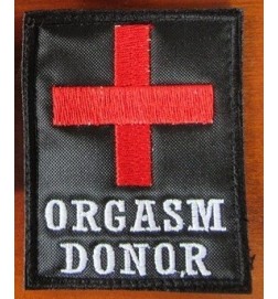 Patch ricamata ORGASM Donor